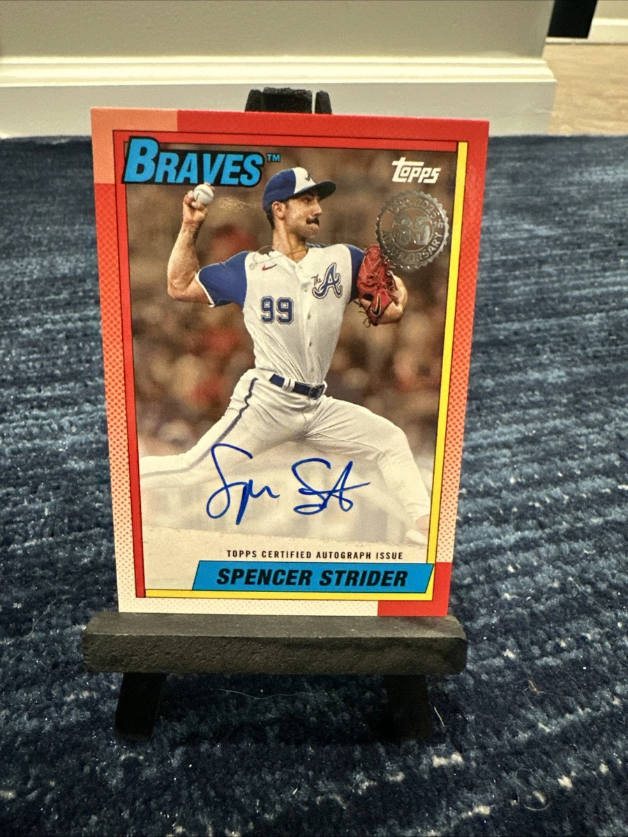 2025 Topps Series 1 - Spencer Strider #90AU-SST for sale | eBay