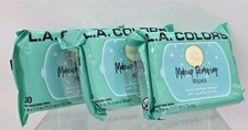 3 Pack L.A. COLORS MAKEUP REMOVING WIPES 30CT C30660 Cucumber Extract