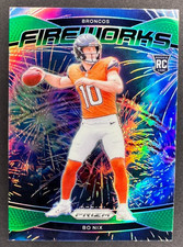 2024 Panini Prizm BO NIX #2 FIREWORKS GREEN PRIZM ROOKIE