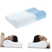  Contour Memory Foam Pillow Neck FIRM - Standard (24 x 13.8 x 4.7 inches)