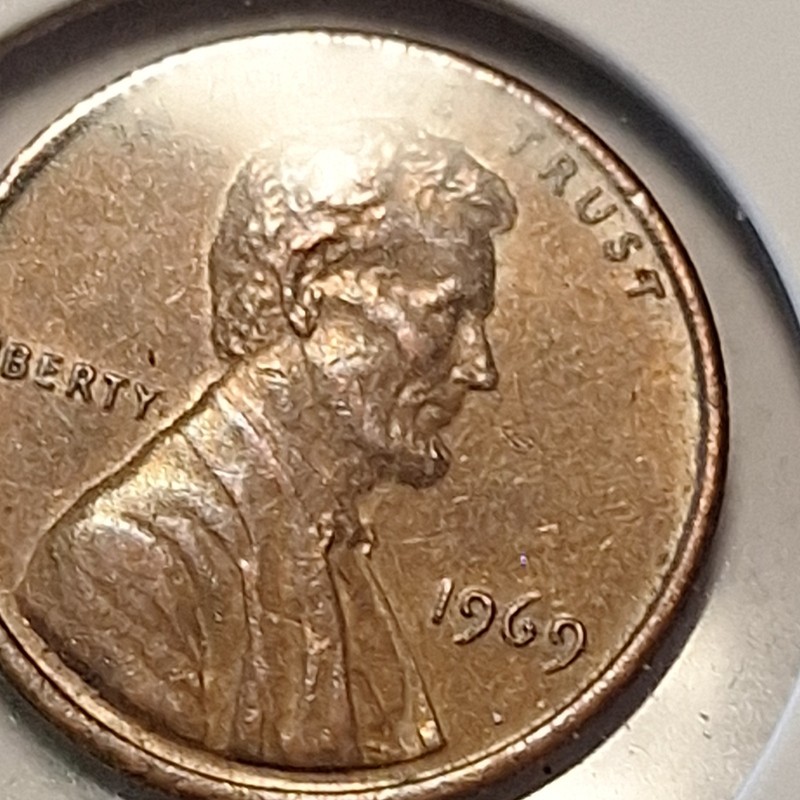 1969 Lincoln Memorial Small Cent Penny Philadelphia Business Strike BN Bronze