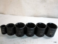 Gearwrench set of 6 sockets 6 point see description
