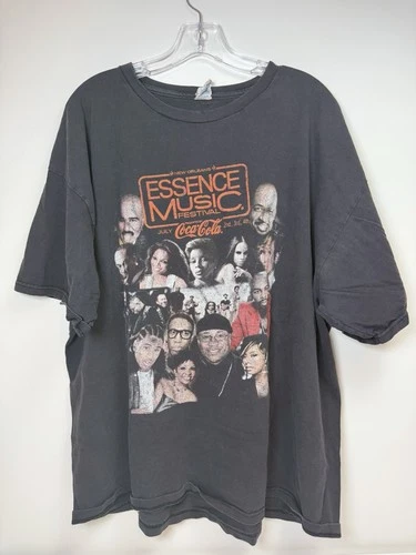 90s 00s Essence Music Festival Rap Tee Janet Jackson LL 1990s vintage concert t-shirt, vintage, size XXL, single stitch, B+ condition