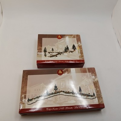 Lemax Forest Village Collection Mill Stream Fork Set 10 and Set of 11 Christmas