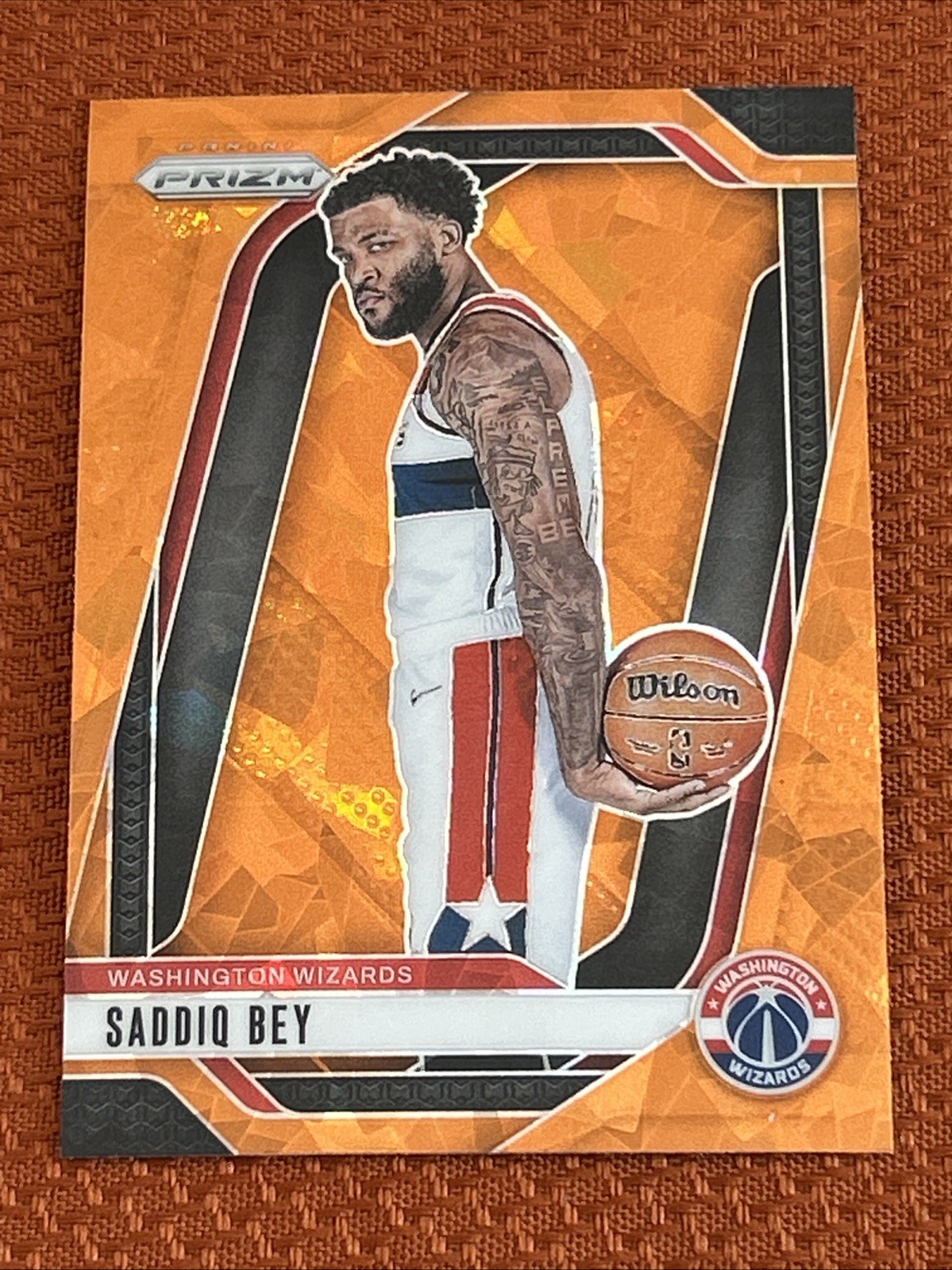 2024-25 Panini Prizm - Saddiq Bey #44 Orange Ice Prizm