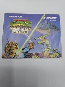 Teenage Mutant Ninja Turtles III Manhattan Project for Nintendo NES + Manual!