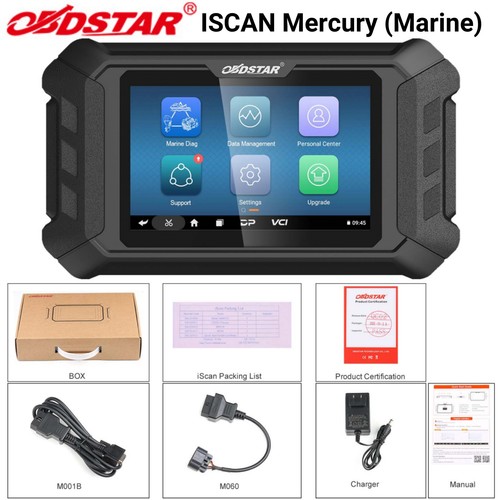 OBDSTAR ISCAN for Mercury Marine Diagnostic Code Reader Action Tester Key Coding - Bild 7 von 7