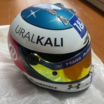 F1 2021 Mick Schumacher スパ仕様 ヘルメット 1:2 F1 2021 Mick Schumacher Spa Specification Helmet 1:2 | eBay