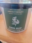 Bath & Body Works Aromatherapy 3 Wick Candle Eucalyptus + Spearmint 14.5oz NEW — photo 1