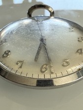 Vintage 1975 Caravelle Bulova Pocket Watch N5 Mechanical Wind Up Working