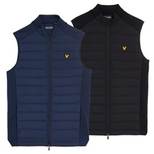 Lyle & Scott Mens Hybrid Quilted Elegant Tailored Golf Gilet 25% OFF RRP