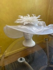 Wide Brim Kentucky Derby Ladies Women's Fancy Church Hat NWOT