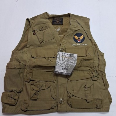 VTG NWT C-1 U.S Army Air Force Sustenance Survival Vest Alpha Industries Size S
