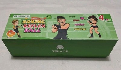 TEKXYZ Boxing Reflex Ball Family Pack 4 Balls 2 Headbands 3 Levels