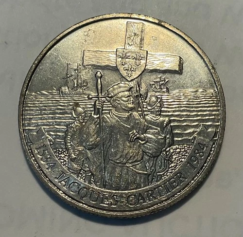 1984 CANADA dollar coin JACQUES CARTIER