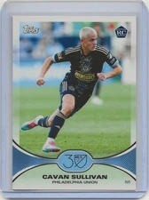 2025 Cavan Sullivan Topps MLS 30th Anniversary #30 Philadelphia Union RC