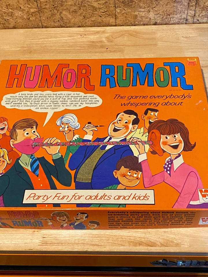 Vintage 1969 Humor Rumor Game Whitman Complete Party Game - Image 2 of 4