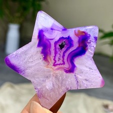 50G Natural beautiful heart-shaped agate crystal cave super large gem