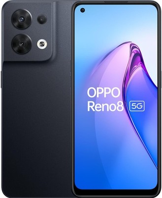 Oppo Reno 8 5G Shimmer Black 256GB 8GB Android Smartphone 6,4 Zoll