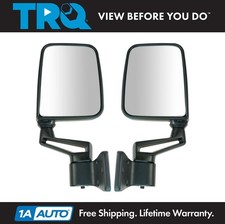Trq Black Manual Side View Door Mirrors Leftright Pair For 87-02 Wrangler Trq Black Manual Side View Door Mirrors Leftright Pair For 87-02 Wrangler