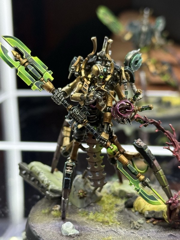 Warhammer 40K Necrons Illuminor Szeras And Trazyn The Infinite Pro Painted