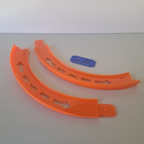 Hot Wheels Race Car Track HW Curve Kit/Set ~ 3 Total Pieces Mattel Lot Parts