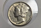1944  Mercury Dime AU Silver (W6)