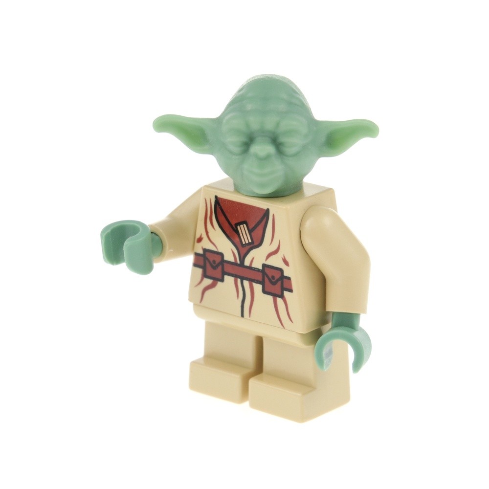 1x LEGO Minifigure Magnet Star Wars Yoda Beige Sand Green Head 851229