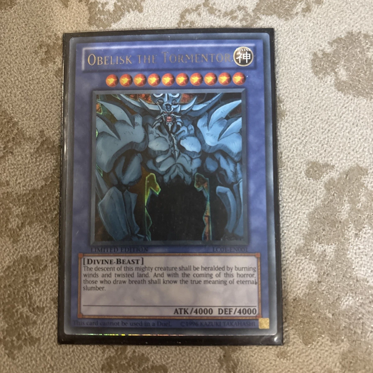 Obelisk The Tormentor Yu-Gi-Oh! TCG Ultra Rare Individual