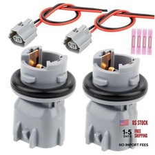 Turn Side Marker Signal Light Socket Holder with Wiring Harness Fit for Toyota