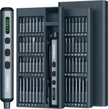 68 in 1 Mini Precision Electric Screwdriver Set with Magnetic Bits, Rechargeable