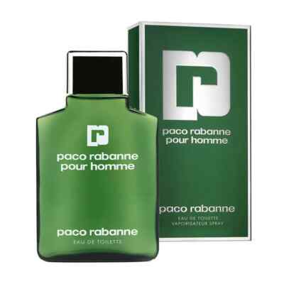 Paco Rabanne Pour Homme 100 ml / 3.4 oz EDT Eau de Toilette Spray NIB