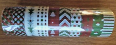 Craftbuddy 10 Christmas Washi Tape Roll Scrapbook Craft Paper Sticky Adhesive P 357380363