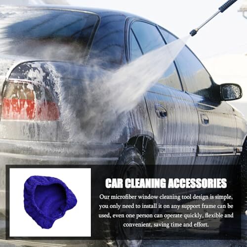 4 PCS Car Care Microfiber Cloths for Windshield Cleaner, Replaced Microfiber - Bild 7 von 7