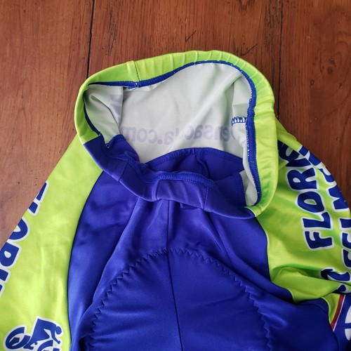 Vintage Voler Womens Small Cycling Shorts West Florida Wheelman Blue Green - Picture 5 of 8