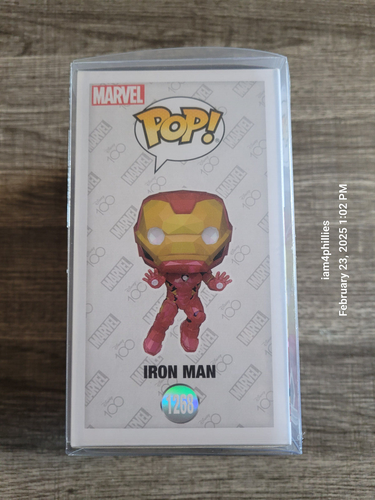 🔥 Funko Pop! Marvel Iron Man #1268 *DISNEY 100 FUNKO EXCLUSIVE* mit Protector 🔥 - Bild 5 von 5