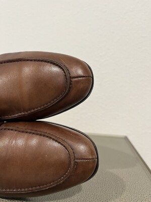 Mezlan 8.5 M Spain Deerskin Leather Brown Penny loafers  display picture 3