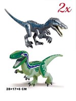 Jurassic Brachiosaurus/Spinosaurus Dinosaurier Modell Spielzeug Bausteine ​​Neu*