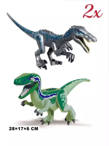 Jurassic Brachiosaurus/Spinosaurus Dinosaurier Modell Bausteine Spielzeug Neu - Bild 6 von 10