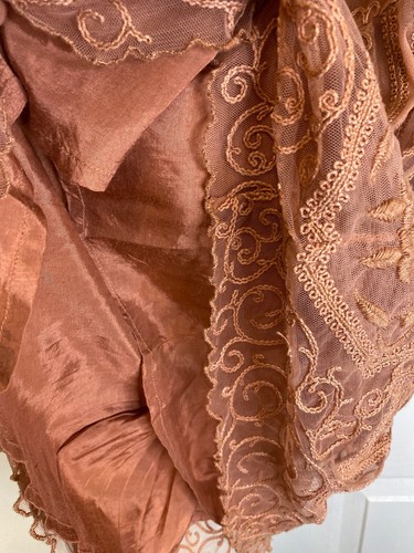 Anthropologie Damen Yoana Baraschi in der Abenddämmerung Spitzenkleid Rouge Größe 6 - Bild 5 von 5