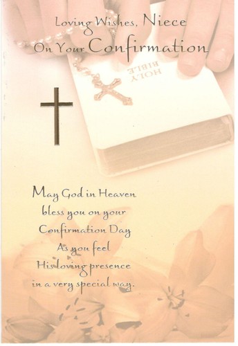Confirmation Card For Niece Various Designs Available. - Picture 14 of 15