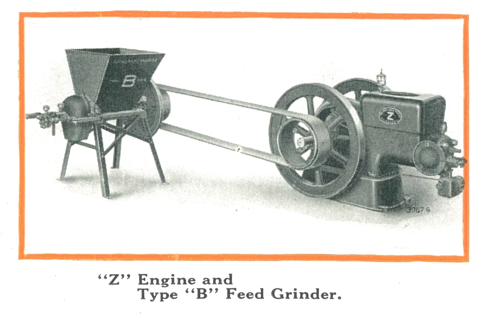 Folheto para motores estacionários Hit N' Miss Fairbanks Morse "Z" 2, 3 e 6 HP - Imagem 3 de 4