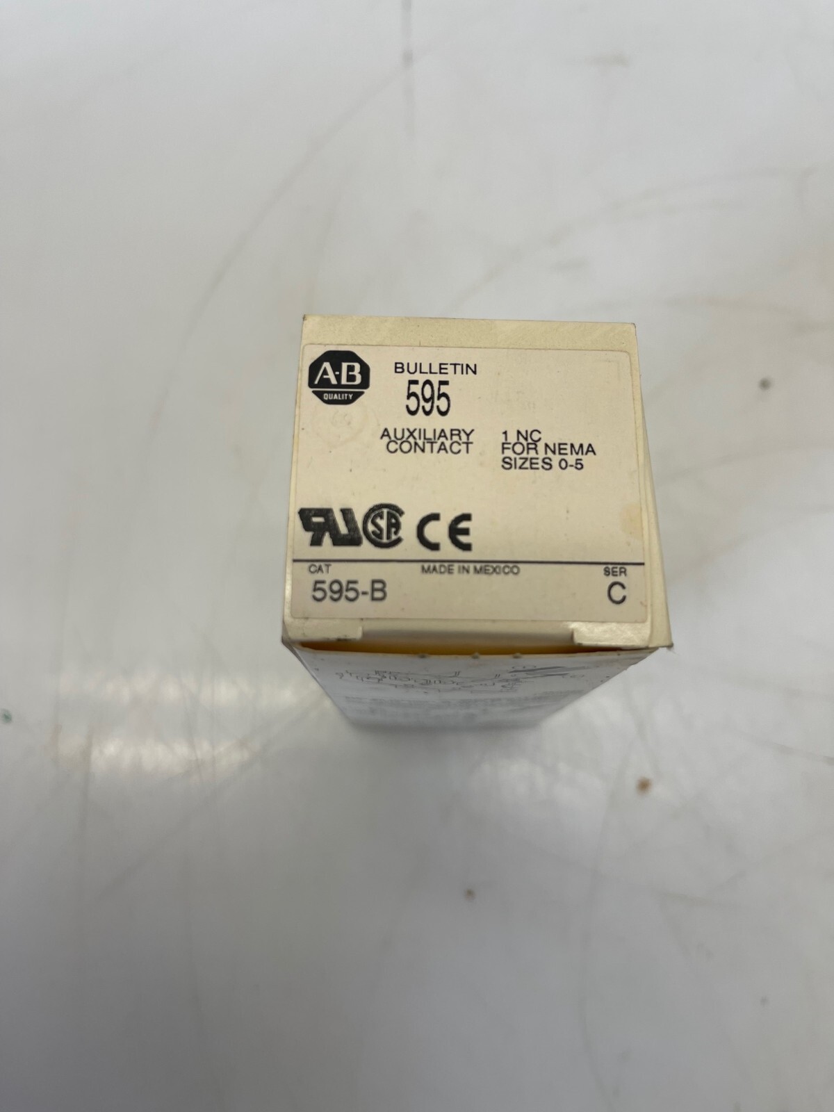 Allen-Bradley 595-B Auxiliary Contact, Series C