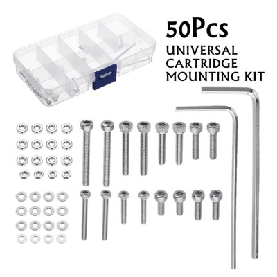 Headshell Cartridge Mounting Stainless Steel Bolts Screws Set for fo