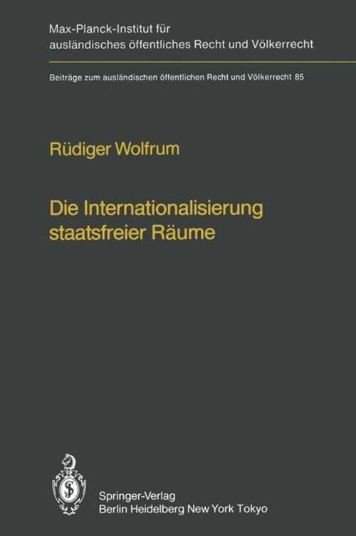 Die Internationalisierung Staatsfreier Räume / The