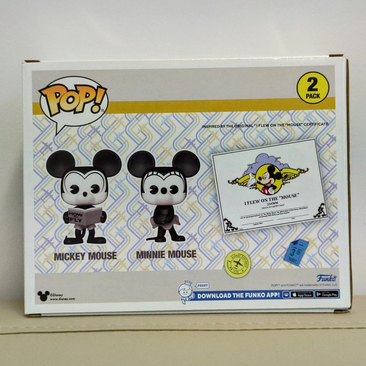Funko Pop Mickey Mouse & Minnie Mouse 2 pack Special Edition