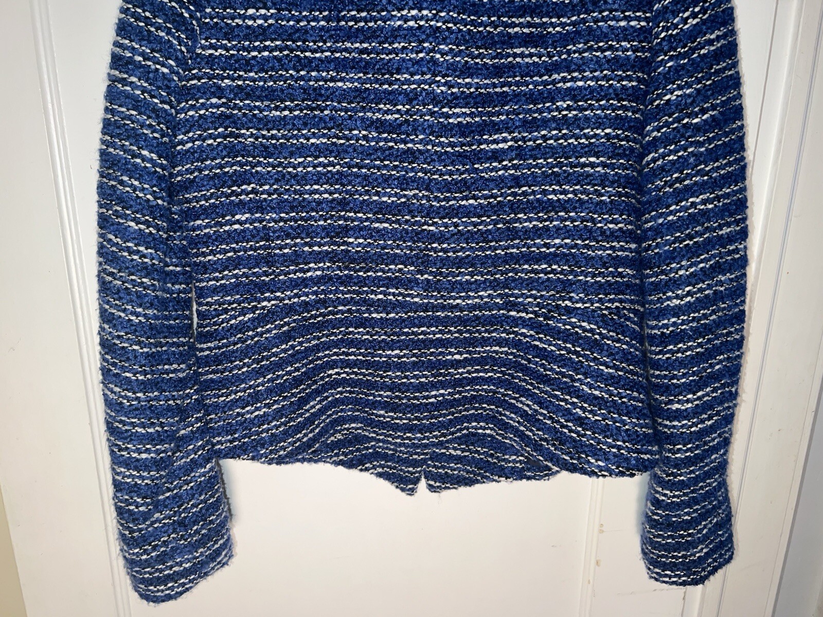 Pendleton Blue Tweed Striped Snap Button Blazer S… - image 8