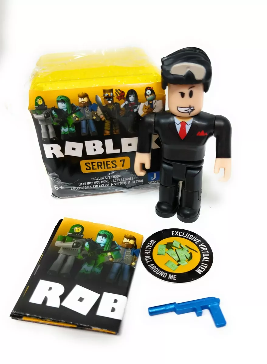 Jailbreak Double Agent + Wealth All Around Me TOY+CODE Roblox Celebrity  Series 7