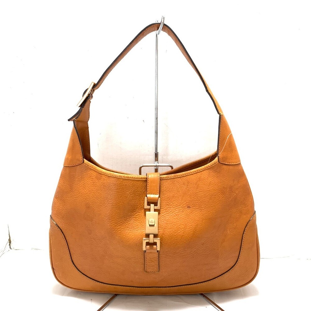 Auth GUCCI Jackie 963 Brown Leather - Shoulder Bag