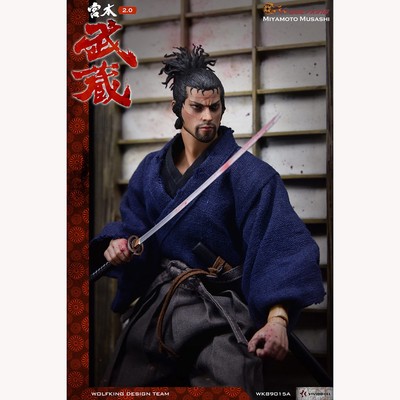 WOLFKING WK89015A 1//6 Miyamoto Musashi 2.0 Standard Ver 12/" Figure Model Toys